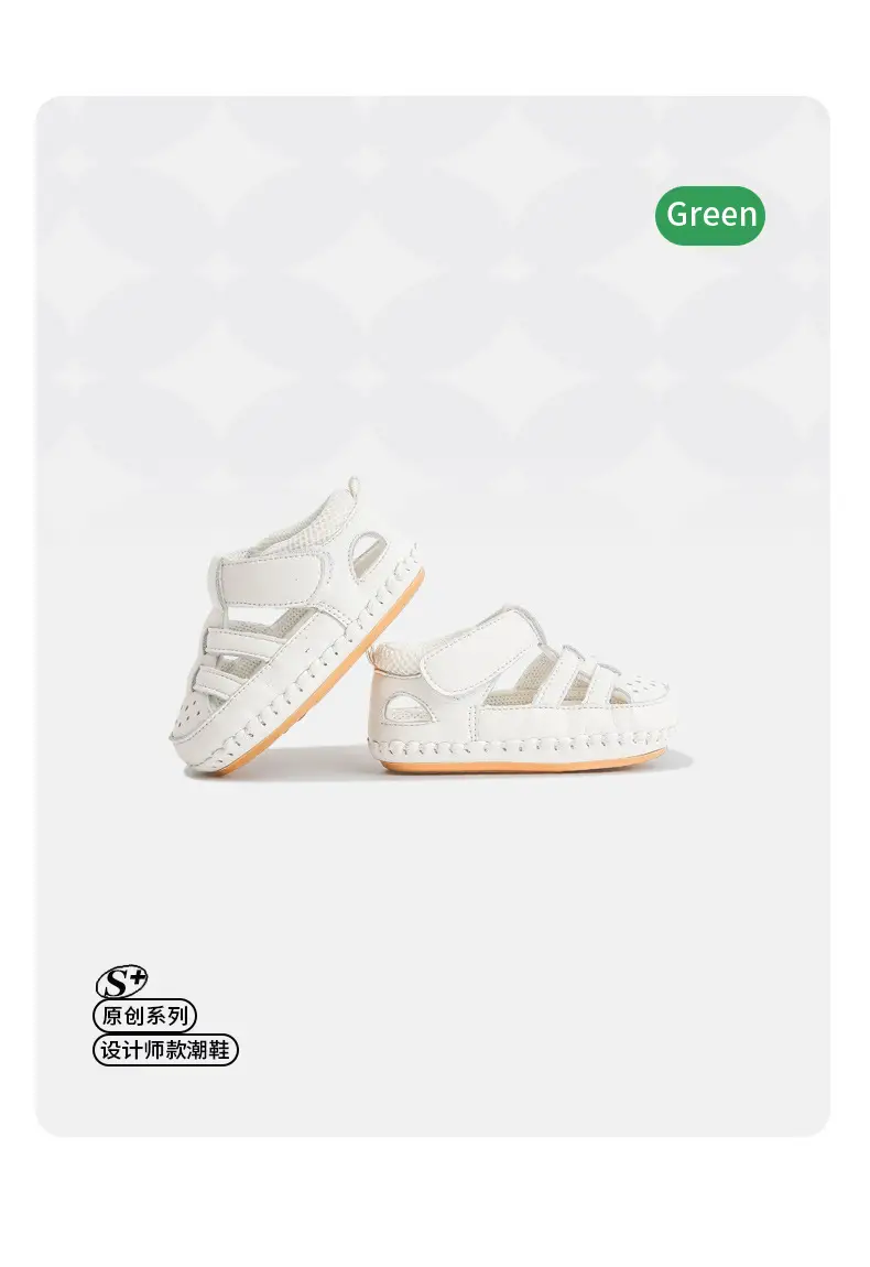 Baby Sandals 2024 New Summer One Year Old Toddler Shoes Women Soft Sole Non-slip Breathable Baby Shoes Men — feature 17