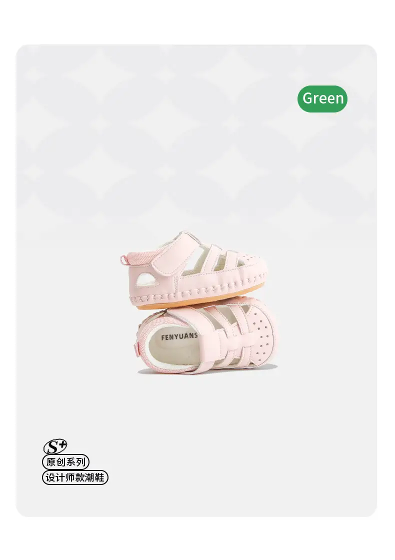 Baby Sandals 2024 New Summer One Year Old Toddler Shoes Women Soft Sole Non-slip Breathable Baby Shoes Men — feature 22