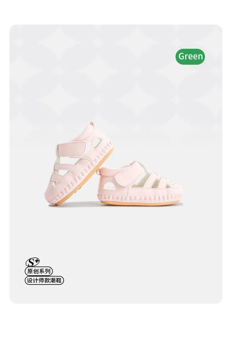 Baby Sandals 2024 New Summer One Year Old Toddler Shoes Women Soft Sole Non-slip Breathable Baby Shoes Men — feature 23