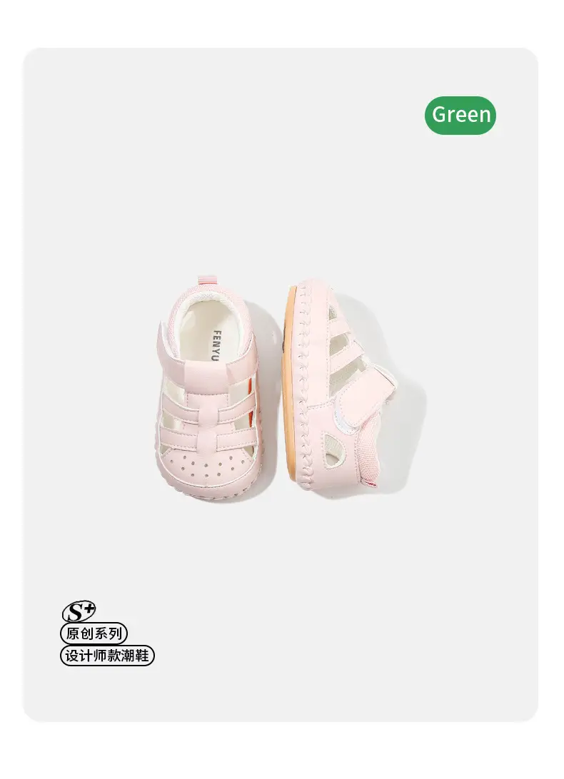 Baby Sandals 2024 New Summer One Year Old Toddler Shoes Women Soft Sole Non-slip Breathable Baby Shoes Men — feature 8