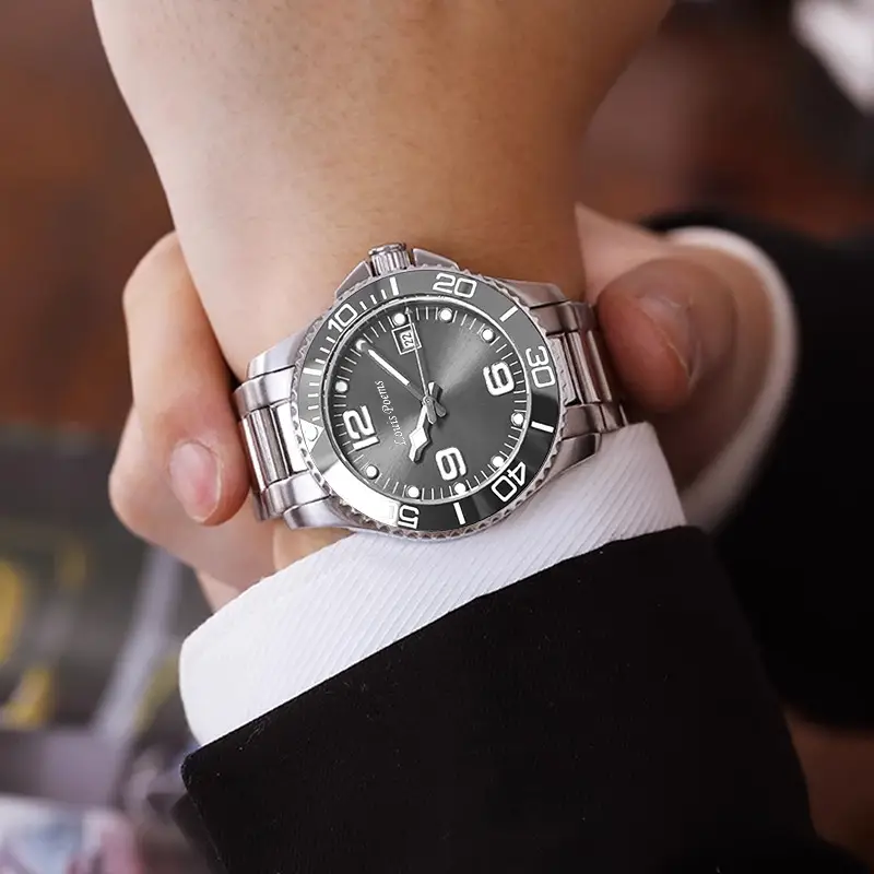 Louis Poems Fake Mechanical Watch Yacht Gray Luxury - Image 4