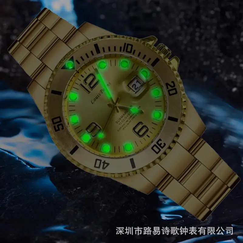 Louis Poems Fake Mechanical Watch Yacht Gray Luxury — feature 11