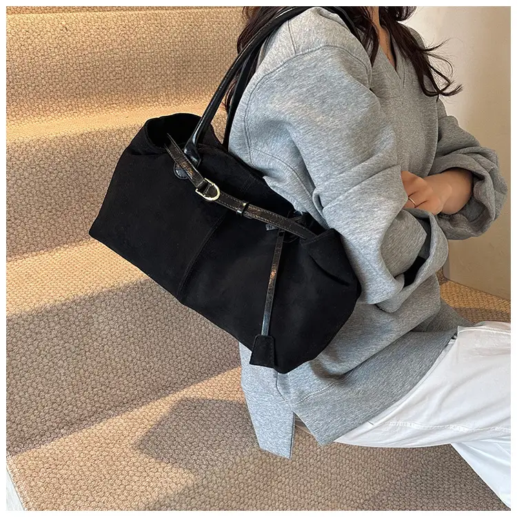 Women Matte Brown Shoulder Bag Spring Summer Casual Commuter — feature 16