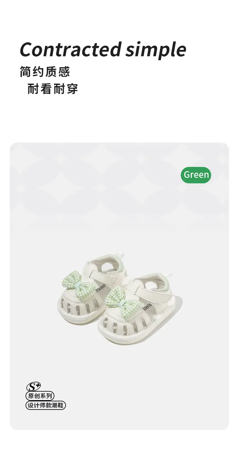 2024 Baby Sandals Female Baby Summer Toddler Shoes Call Soft Sole Breathable Call Shoes Baby Shoes — feature 16