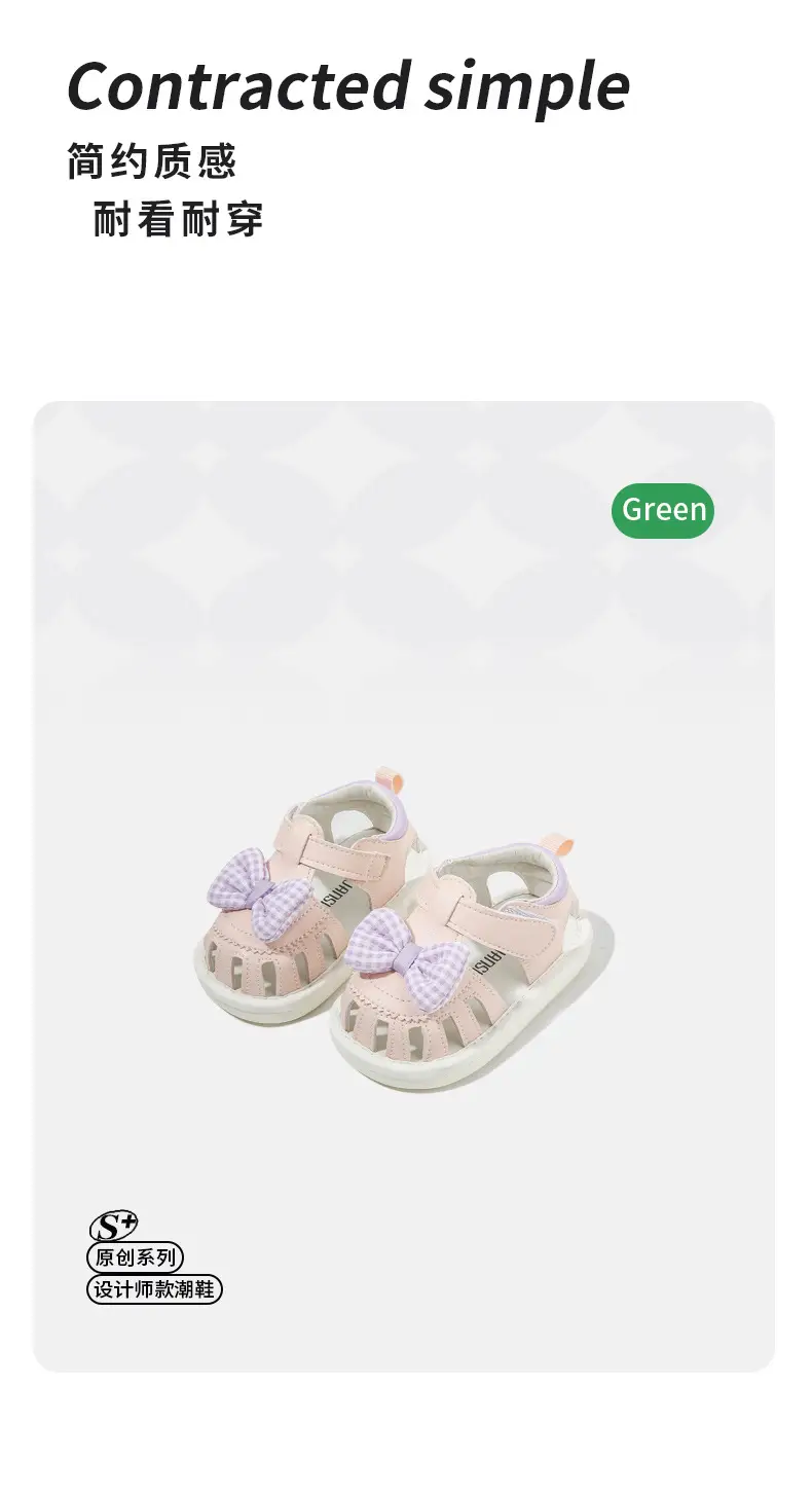 2024 Baby Sandals Female Baby Summer Toddler Shoes Call Soft Sole Breathable Call Shoes Baby Shoes — feature 19