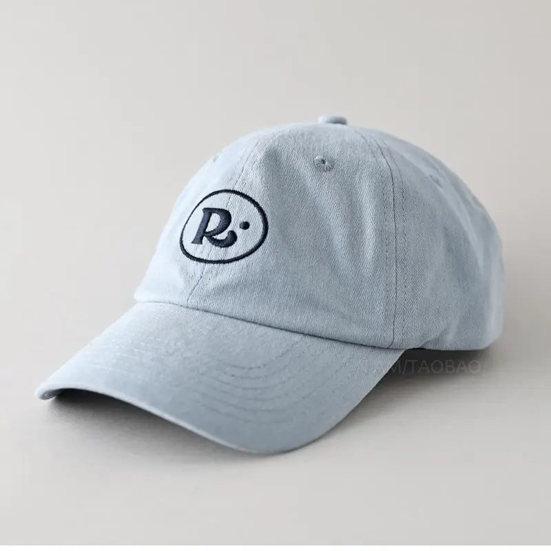 Black R-Embossed Baseball Cap for Men Women 2025 - Image 8