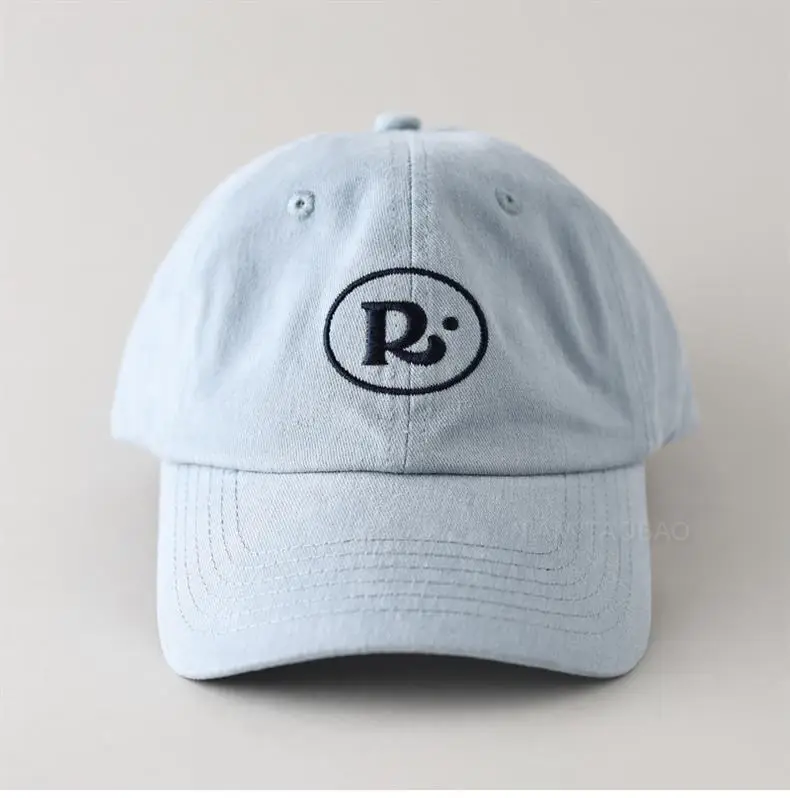 Black R-Embossed Baseball Cap for Men Women 2025 — feature 6