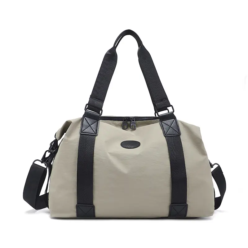 Men's Black Travel Bag Large Capacity Portable Shoulder Crossbody - Image 8