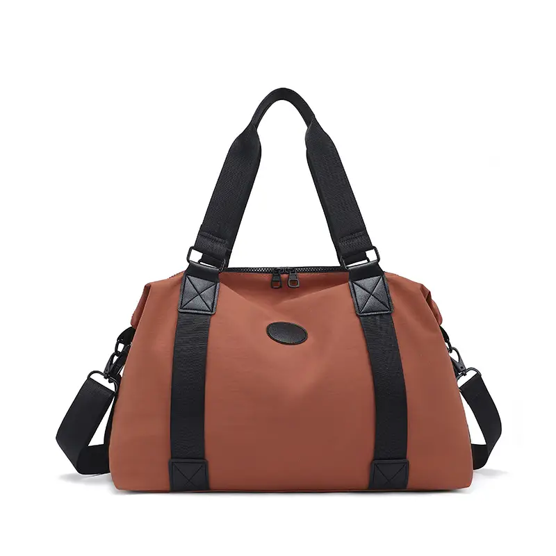 Men's Black Travel Bag Large Capacity Portable Shoulder Crossbody - Image 3