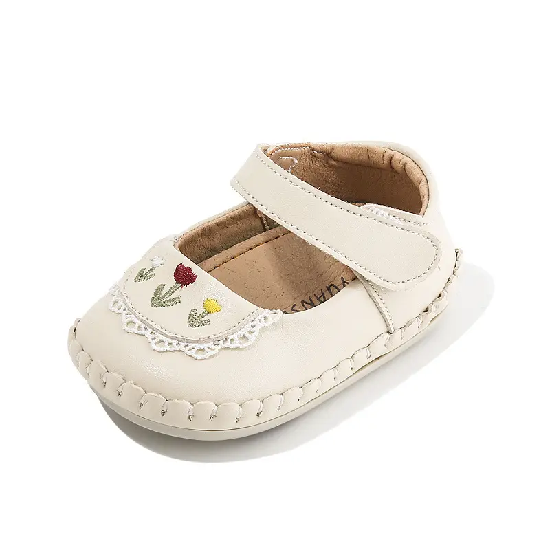 Spring Toddler Shoes One-year-old Baby Girl Shoes Baby Princess Shoes Baby Soft Sole 6-12 Months Small Leather Shoes - Image 6