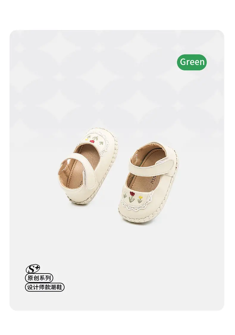 Spring Toddler Shoes One-year-old Baby Girl Shoes Baby Princess Shoes Baby Soft Sole 6-12 Months Small Leather Shoes — feature 15