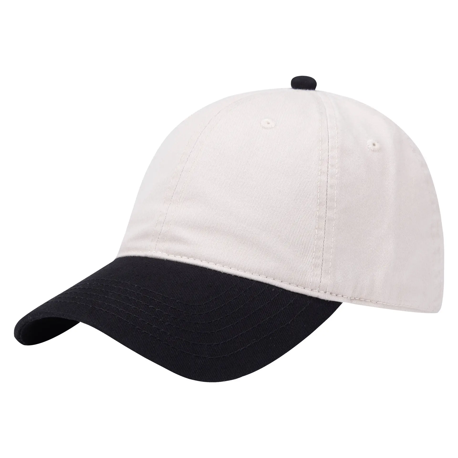 Pure Cotton Japanese Style Baseball Cap Set 6 Pcs - Image 3