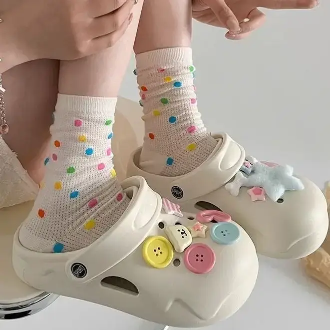 Women's Star Button EVA Deodorant Sandals Summer - Image 5