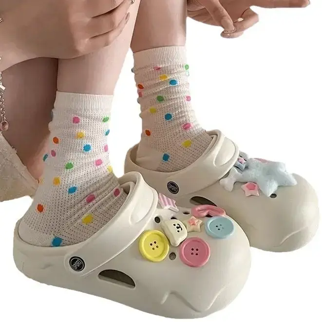 Women's Star Button EVA Deodorant Sandals Summer - Image 7
