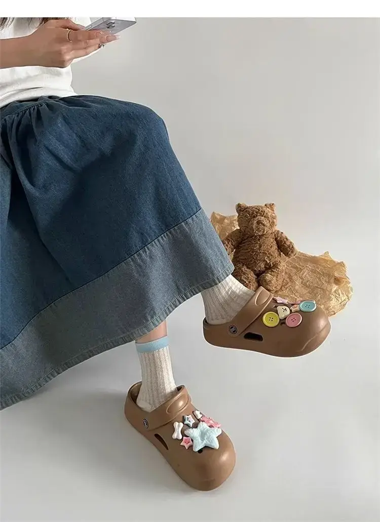 Women's Star Button EVA Deodorant Sandals Summer — feature 18