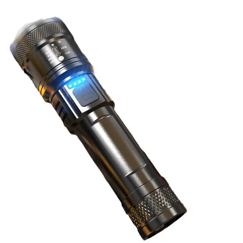 Type-C Flashlight with LED Light & Long Range Focus