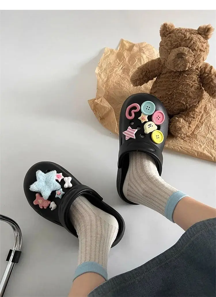 Women's Star Button EVA Deodorant Sandals Summer — feature 15
