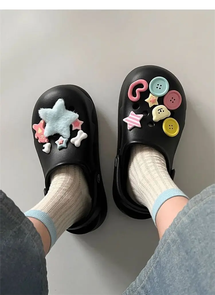 Women's Star Button EVA Deodorant Sandals Summer — feature 16