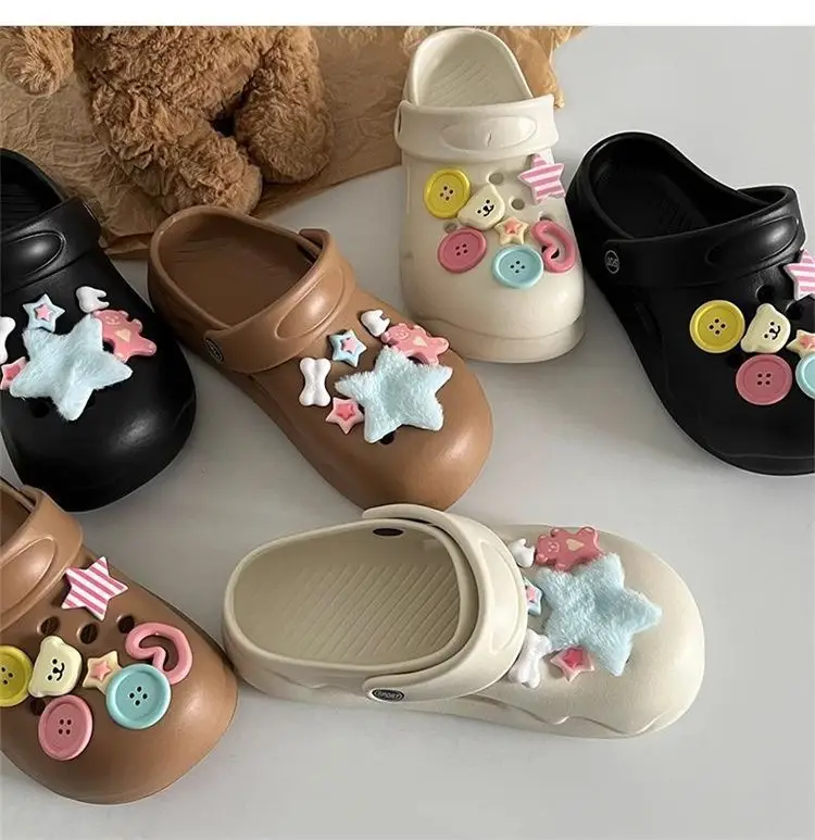 Women's Star Button EVA Deodorant Sandals Summer — feature 24