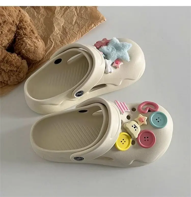 Women's Star Button EVA Deodorant Sandals Summer — feature 30