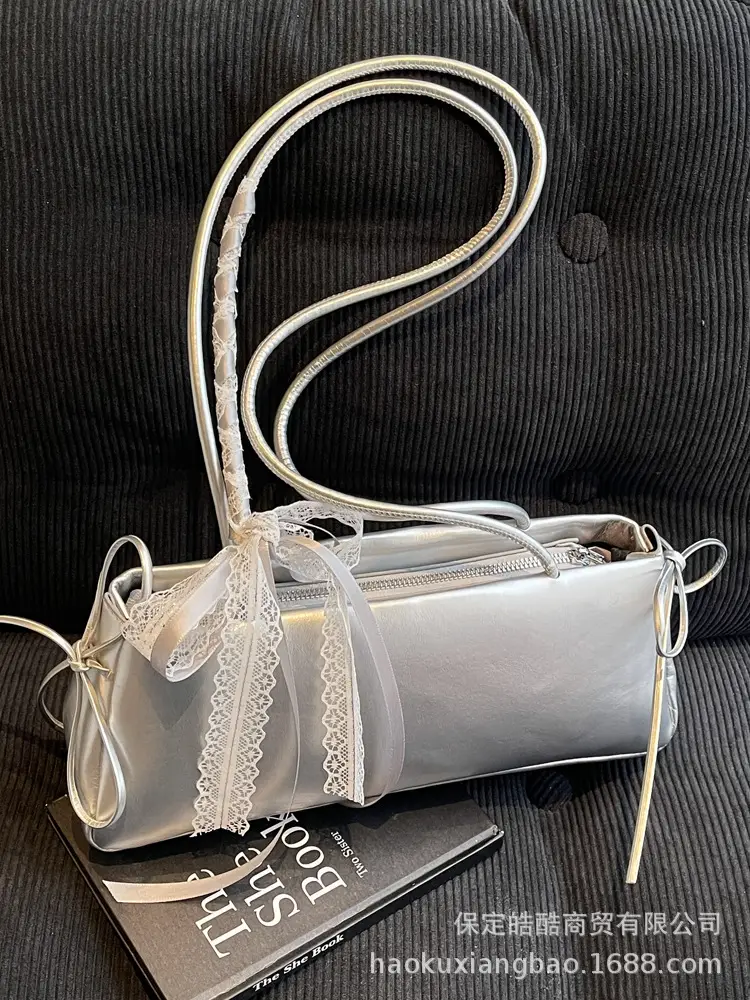 Silver Lace Shoulder Bag for Women 2025 - Image 6