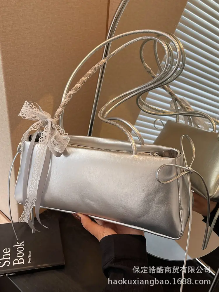 Silver Lace Shoulder Bag for Women 2025 - Image 8