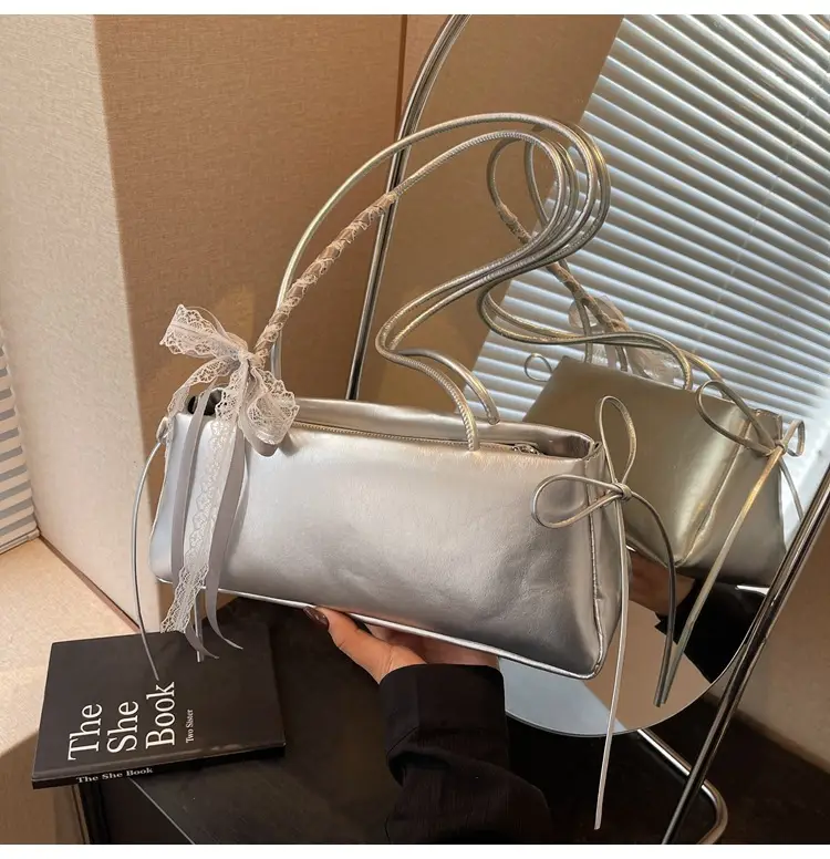 Silver Lace Shoulder Bag for Women 2025 — feature 19