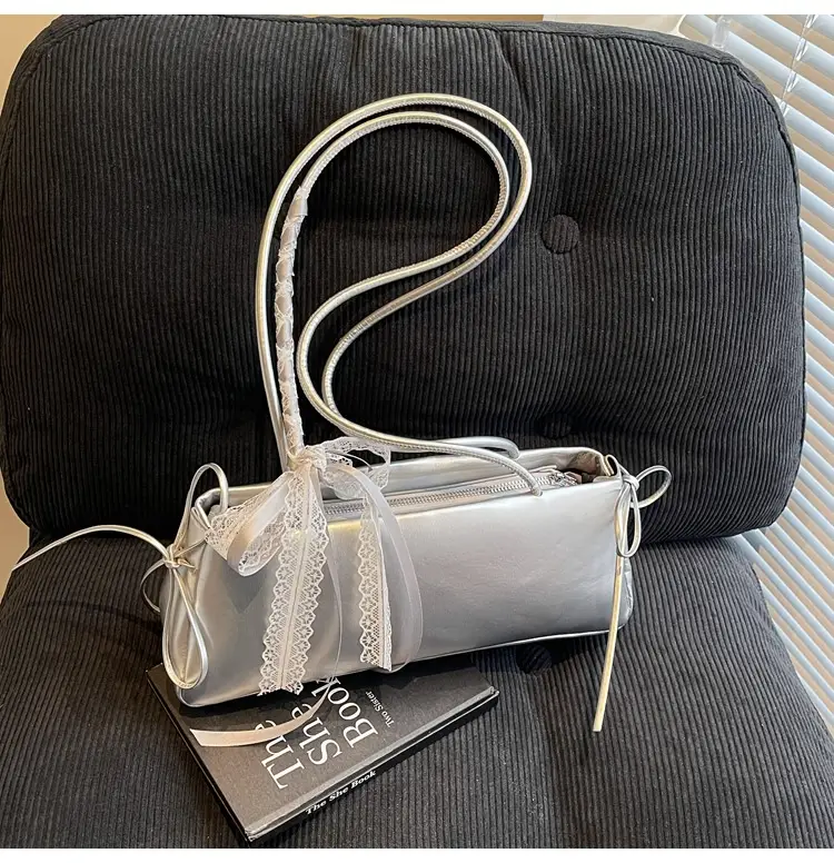 Silver Lace Shoulder Bag for Women 2025 — feature 21