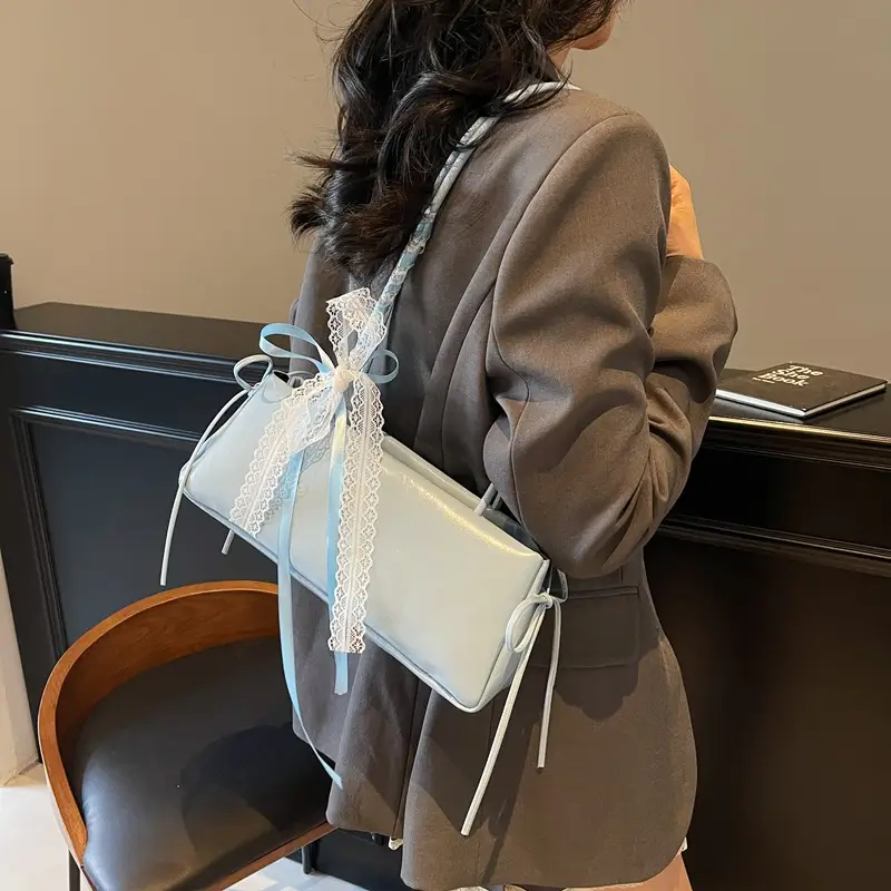 Silver Lace Shoulder Bag for Women 2025 - Image 4