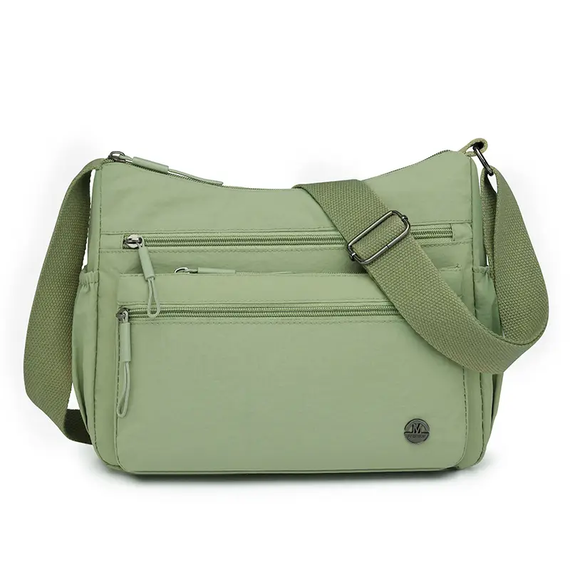 Women's Large Capacity Crossbody Bag Beige White
