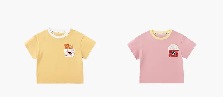 Doodle Boys T-Shirt Yellow Short Sleeve Western Style — feature 9