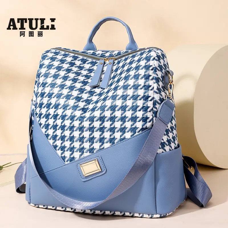 New Cross-border Printed Backpack High Fashion Large Capacity Lightweight Travel Portable Shoulder Bag Casual luggage and leather goods
