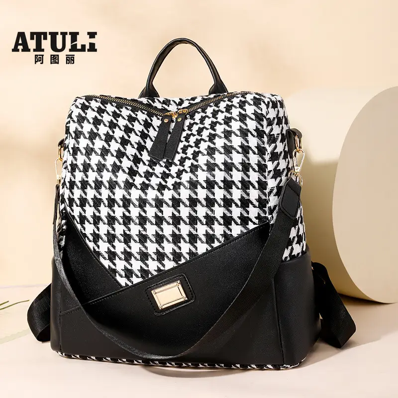 New Cross-border Printed Backpack High Fashion Large Capacity Lightweight Travel Portable Shoulder Bag Casual luggage and leather goods