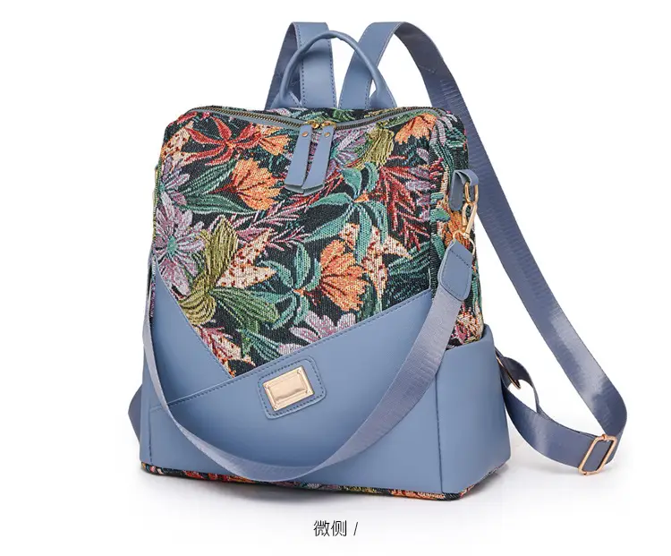 New Cross-border Printed Backpack High Fashion Large Capacity Lightweight Travel Portable Shoulder Bag Casual luggage and leather goods — feature 29