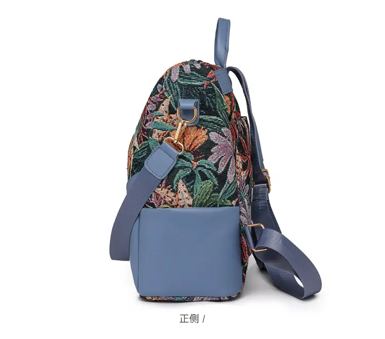 New Cross-border Printed Backpack High Fashion Large Capacity Lightweight Travel Portable Shoulder Bag Casual luggage and leather goods — feature 30