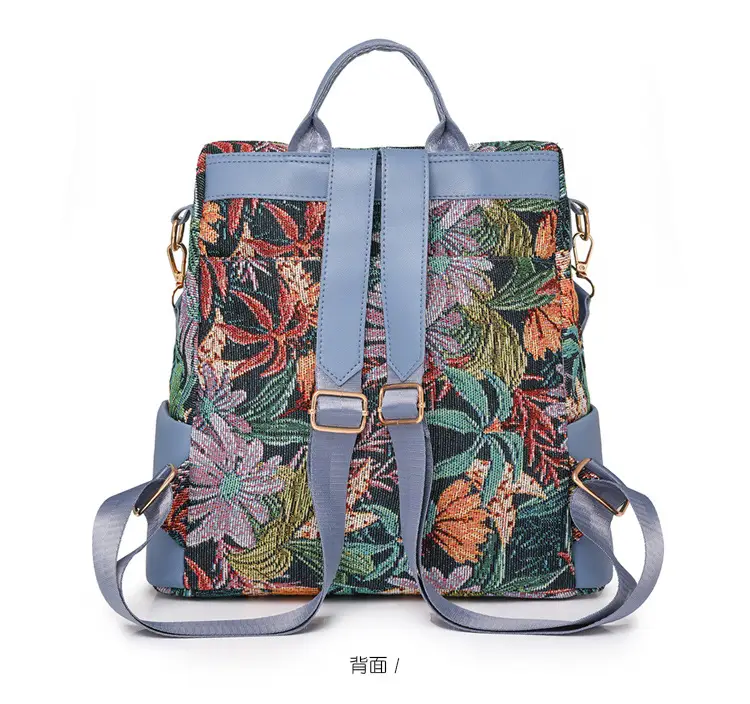 New Cross-border Printed Backpack High Fashion Large Capacity Lightweight Travel Portable Shoulder Bag Casual luggage and leather goods — feature 31
