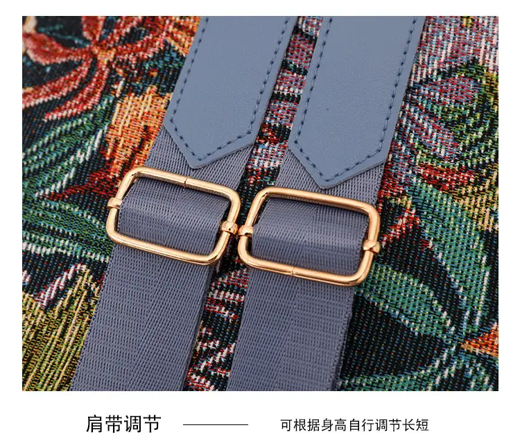 New Cross-border Printed Backpack High Fashion Large Capacity Lightweight Travel Portable Shoulder Bag Casual luggage and leather goods — feature 34