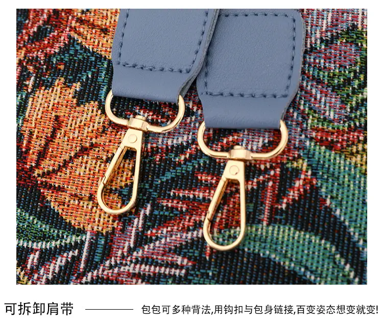 New Cross-border Printed Backpack High Fashion Large Capacity Lightweight Travel Portable Shoulder Bag Casual luggage and leather goods — feature 35