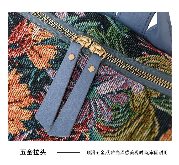 New Cross-border Printed Backpack High Fashion Large Capacity Lightweight Travel Portable Shoulder Bag Casual luggage and leather goods — feature 37