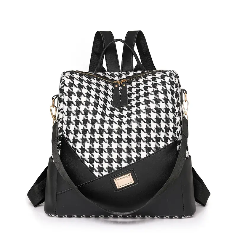 New Cross-border Printed Backpack High Fashion Large Capacity Lightweight Travel Portable Shoulder Bag Casual luggage and leather goods