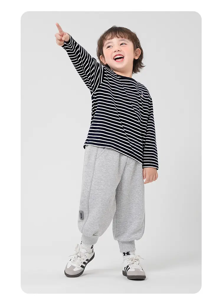 Boys Striped Long Sleeve T-Shirt Autumn Kids — feature 24