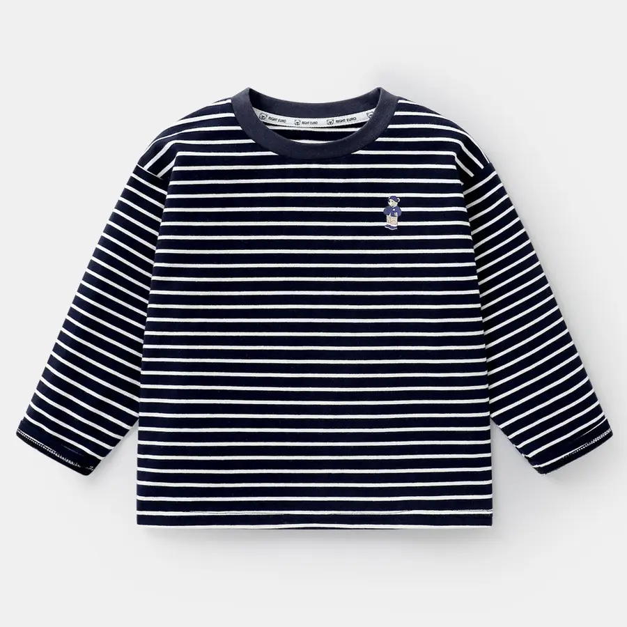Boys Striped Long Sleeve T-Shirt Autumn Kids - Image 5