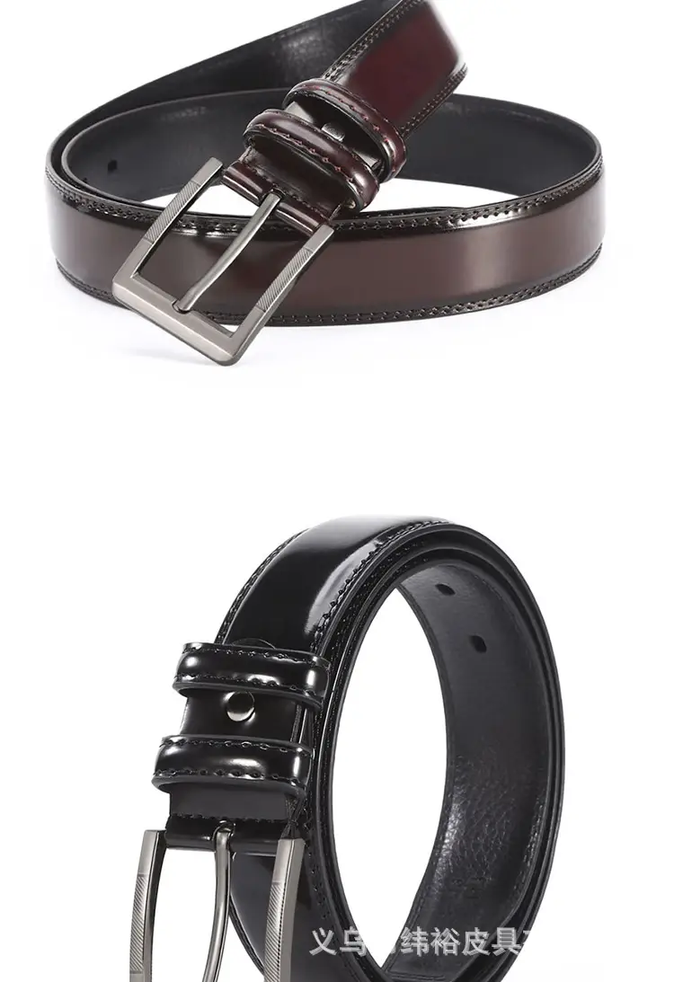 Men's Cross-Country Retro Belt with Pin Buckle — feature 13