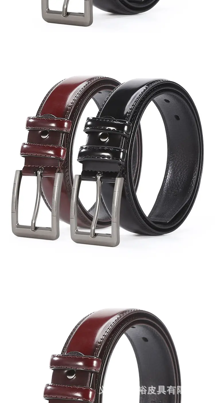 Men's Cross-Country Retro Belt with Pin Buckle — feature 14