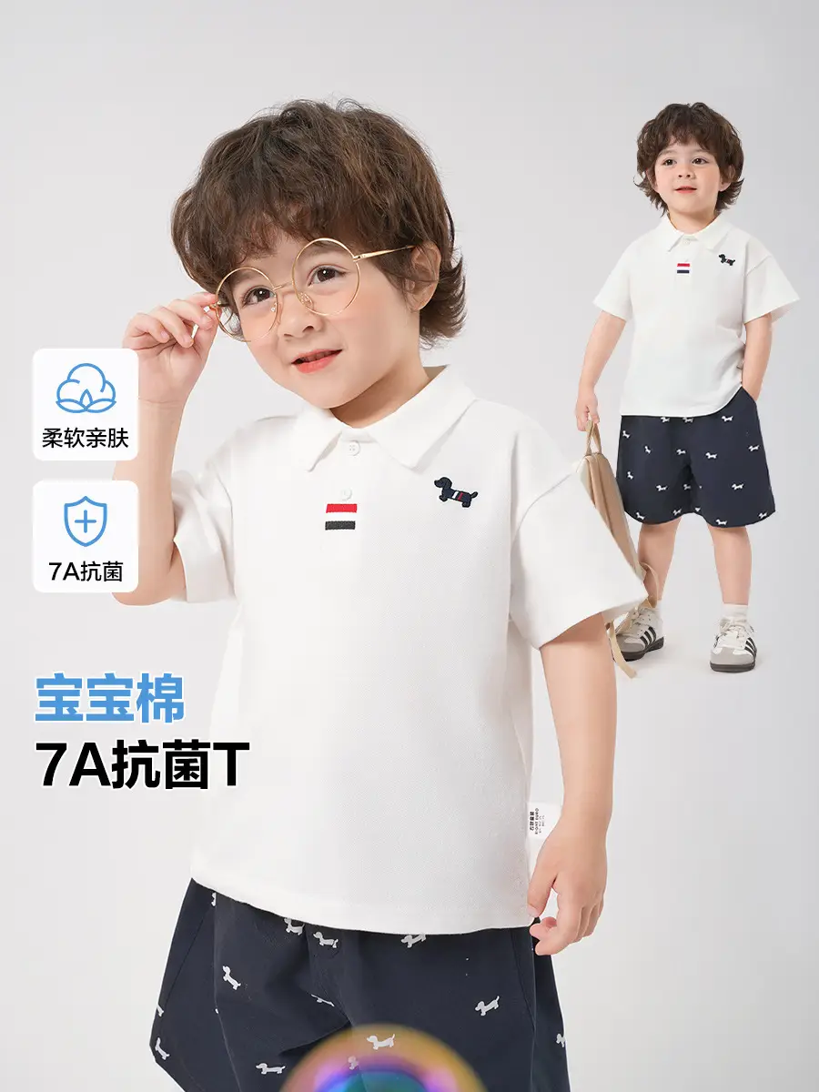 Right European Boys Polo Shirt Short Sleeve 2025 - Image 3