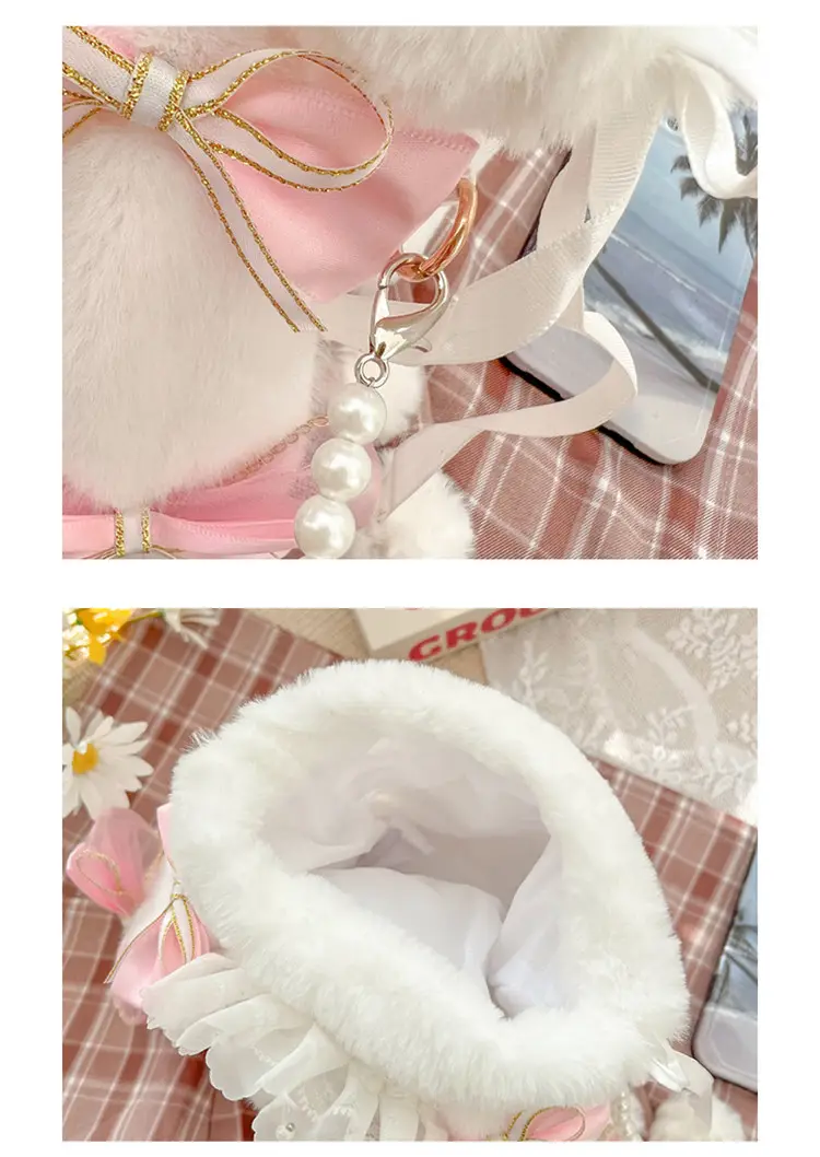Lolita Rabbit Doll Bow Bag Free Shipping — feature 11