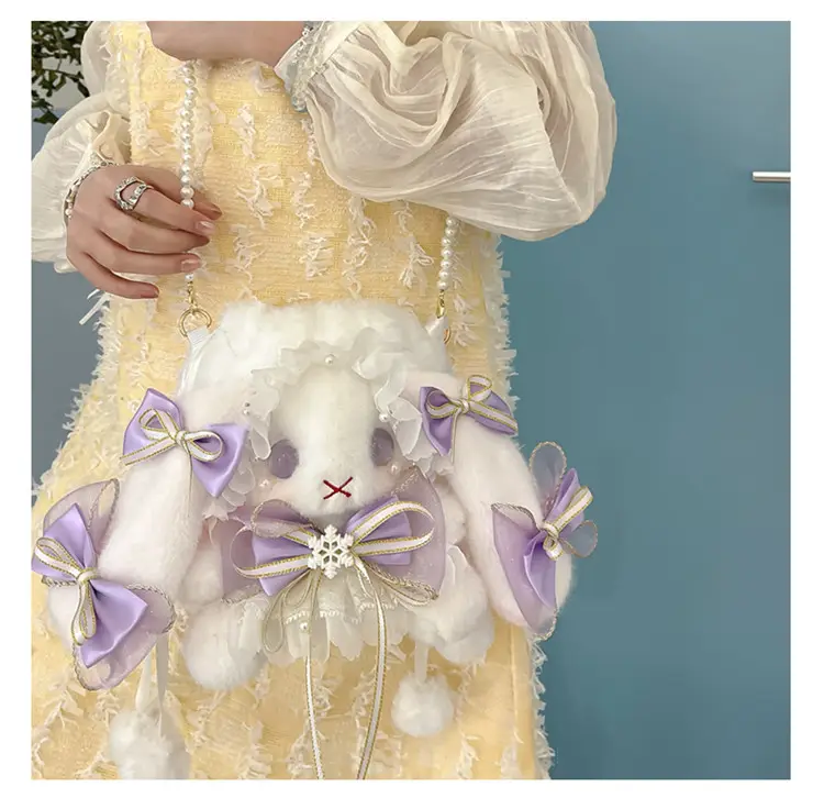 Lolita Rabbit Doll Bow Bag Free Shipping — feature 20