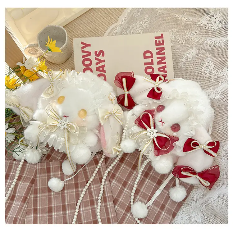 Lolita Rabbit Doll Bow Bag Free Shipping — feature 30