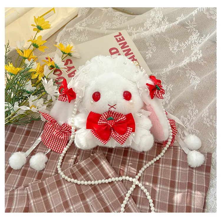 Lolita Rabbit Doll Bow Bag Free Shipping — feature 31