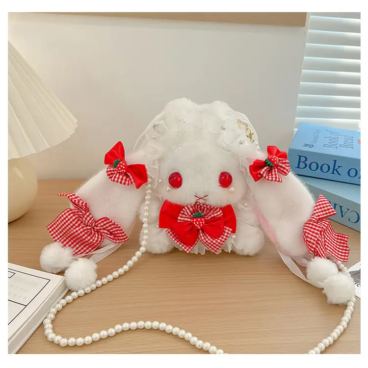 Lolita Rabbit Doll Bow Bag Free Shipping — feature 32